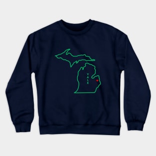 Yale MI Love (Green) Crewneck Sweatshirt